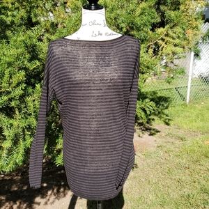 VINCE ▪ Lightweight Boatneck Striped Sweater, EUC